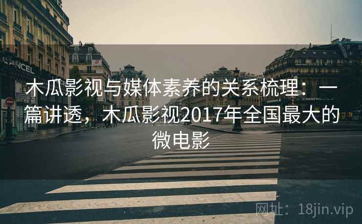 木瓜影视与媒体素养的关系梳理：一篇讲透，木瓜影视2017年全国最大的微电影