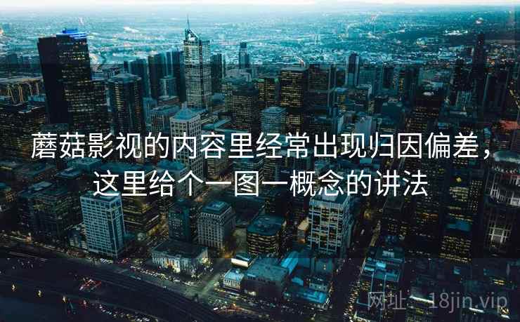 蘑菇影视的内容里经常出现归因偏差，这里给个一图一概念的讲法